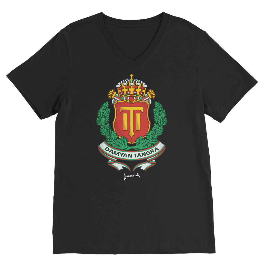 Damyan Tangra (BGR) "Coat of Arms" V Neck Tee