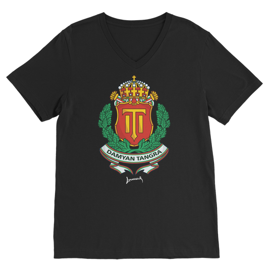 Damyan Tangra (BGR) "Coat of Arms" V Neck Tee