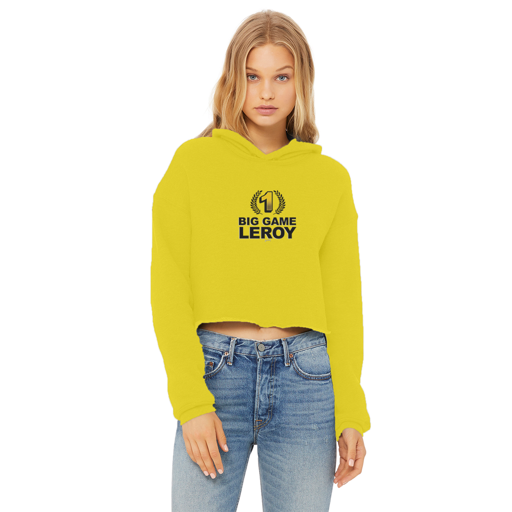 Leroy Green (USA) "Number One" Women's Wear Crop Top Hoodie