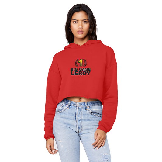 Leroy Green (USA) "Number One" Unisex Crop Top Boyfriend Hoodie