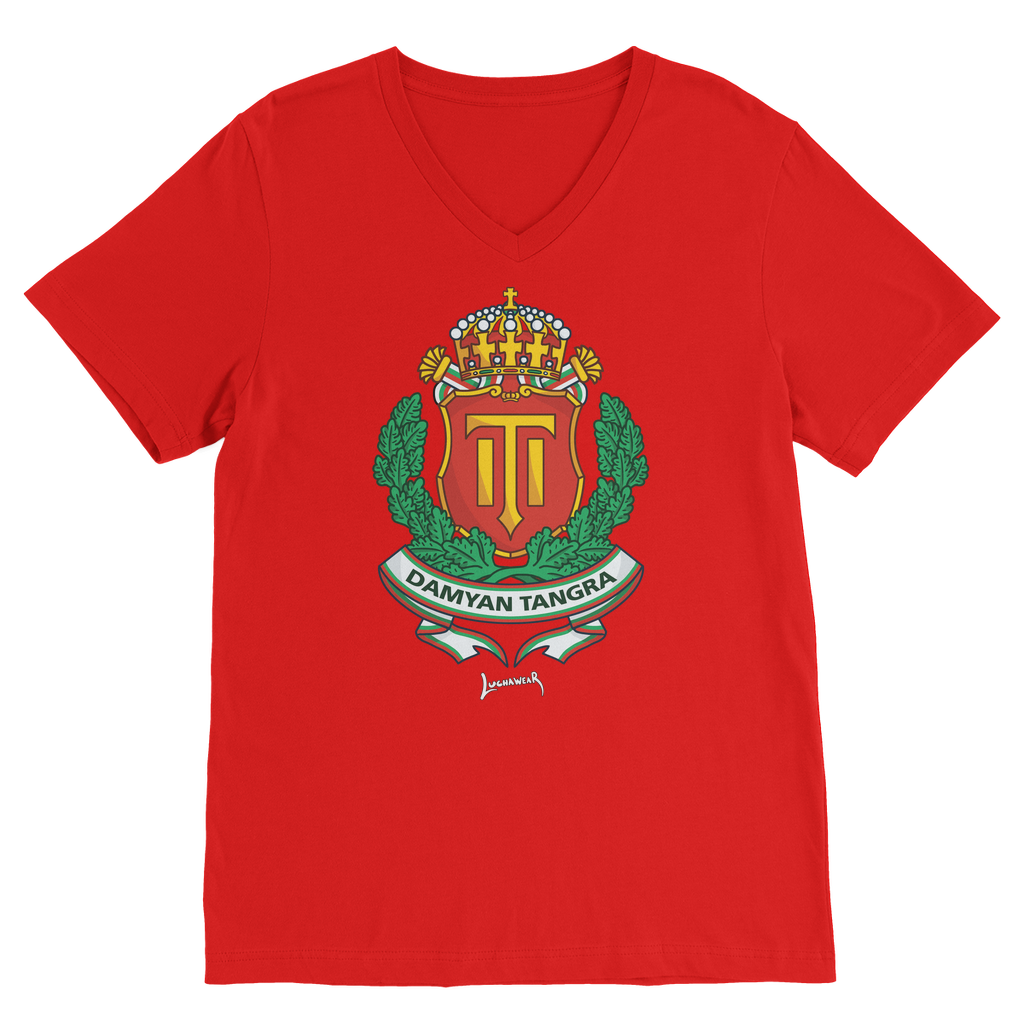 Damyan Tangra (BGR) "Coat of Arms" V Neck Tee