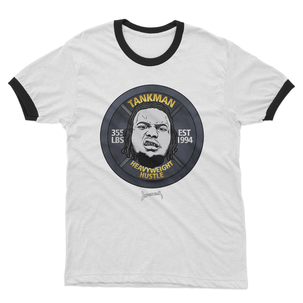 Calvin Tankman (USA) "Heavyweight Hustle" Ringer Tee