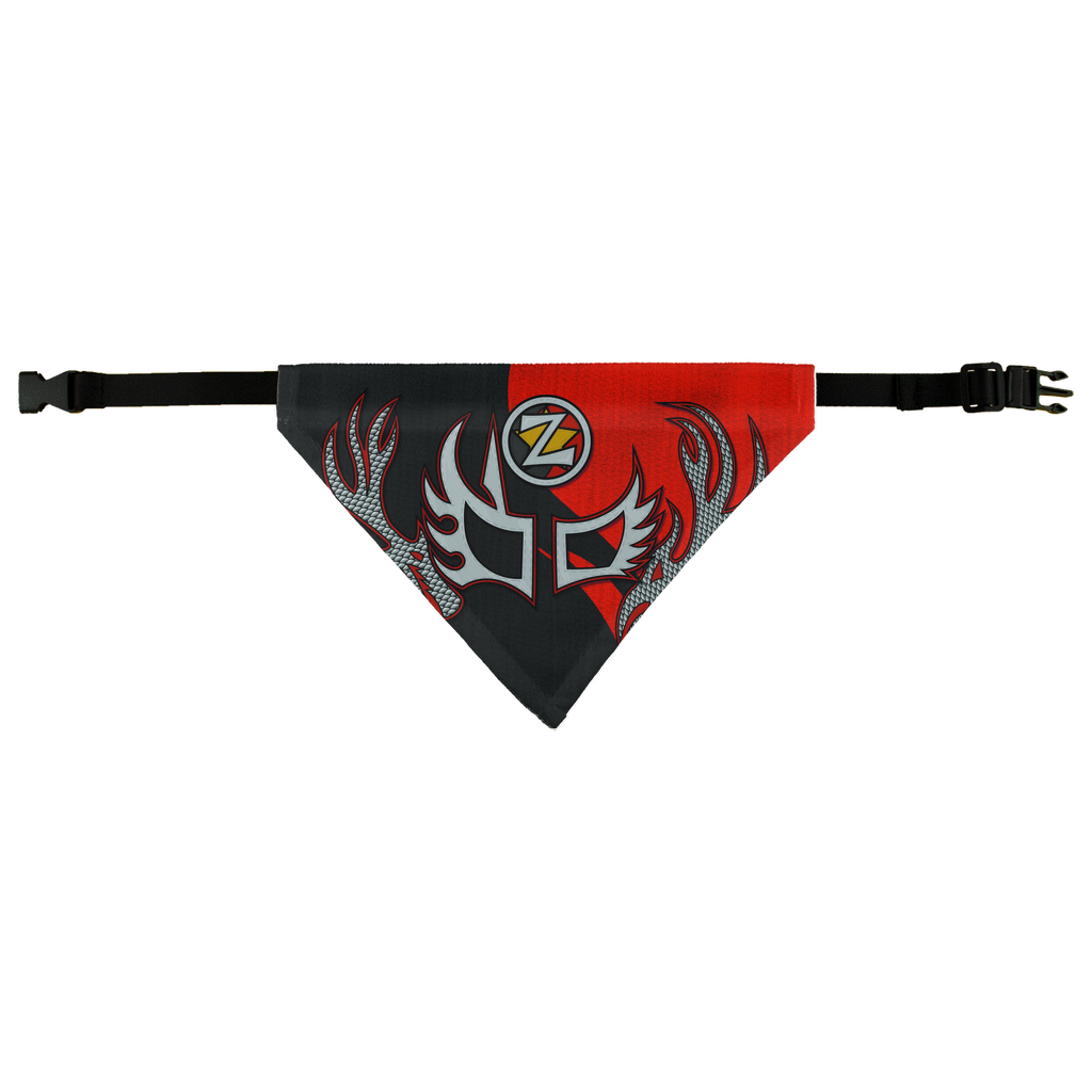 ZENSHI (USA/CHL) "Red and Black" Doggie/ Pet Bandana