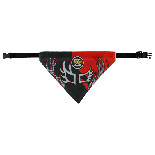 ZENSHI (USA/CHL) "Red and Black" Doggie/ Pet Bandana