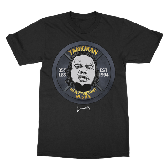 Calvin Tankman (USA) "Heavyweight Hustle" Unisex Heavy Cotton Tee