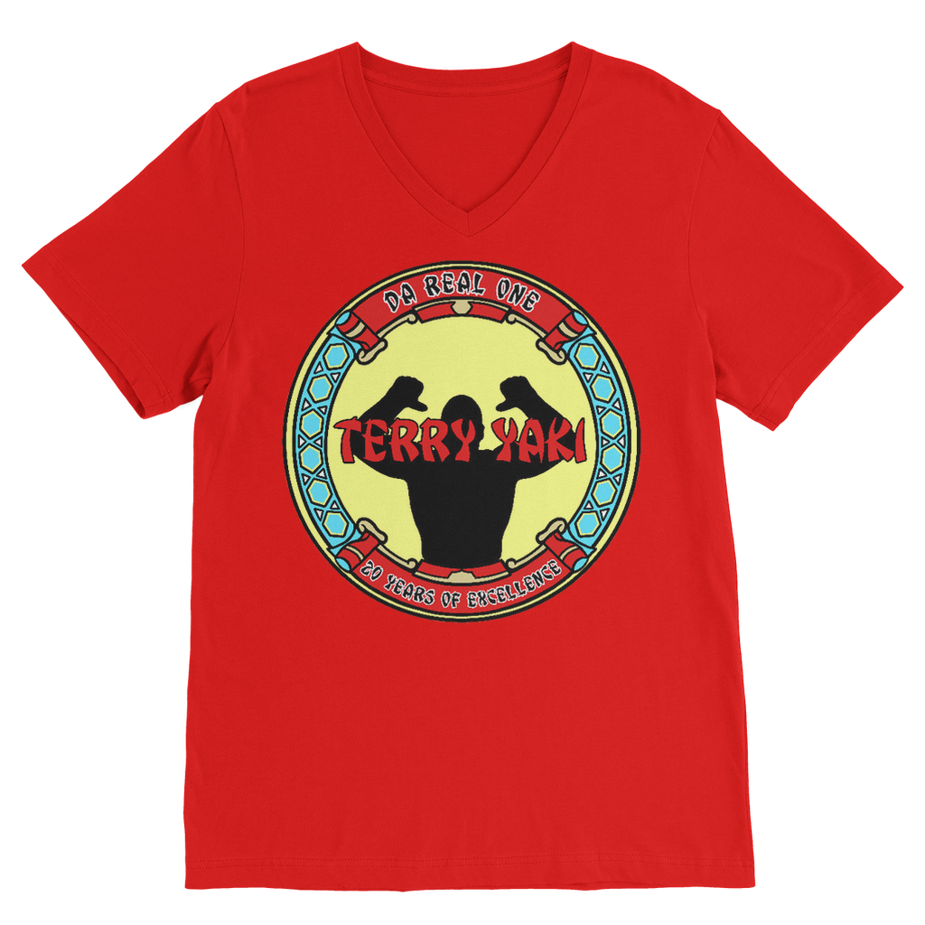 Terry Yaki (USA) "Da Real One" V Neck Tee