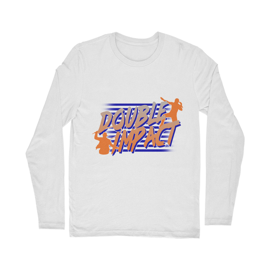 Double Impact (USA) "Logo" Unisex Long Sleeve Tee