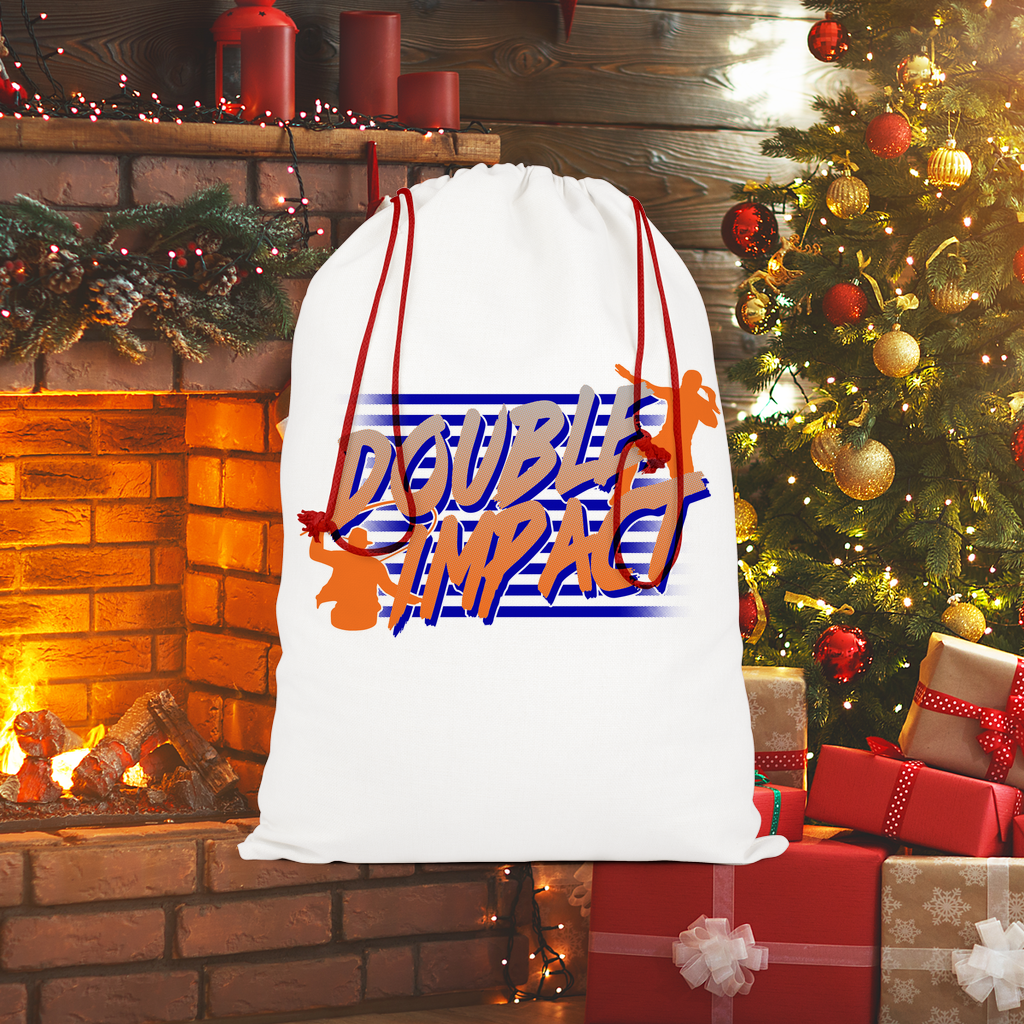 Double Impact (USA) "Logo" Drawstring Bag