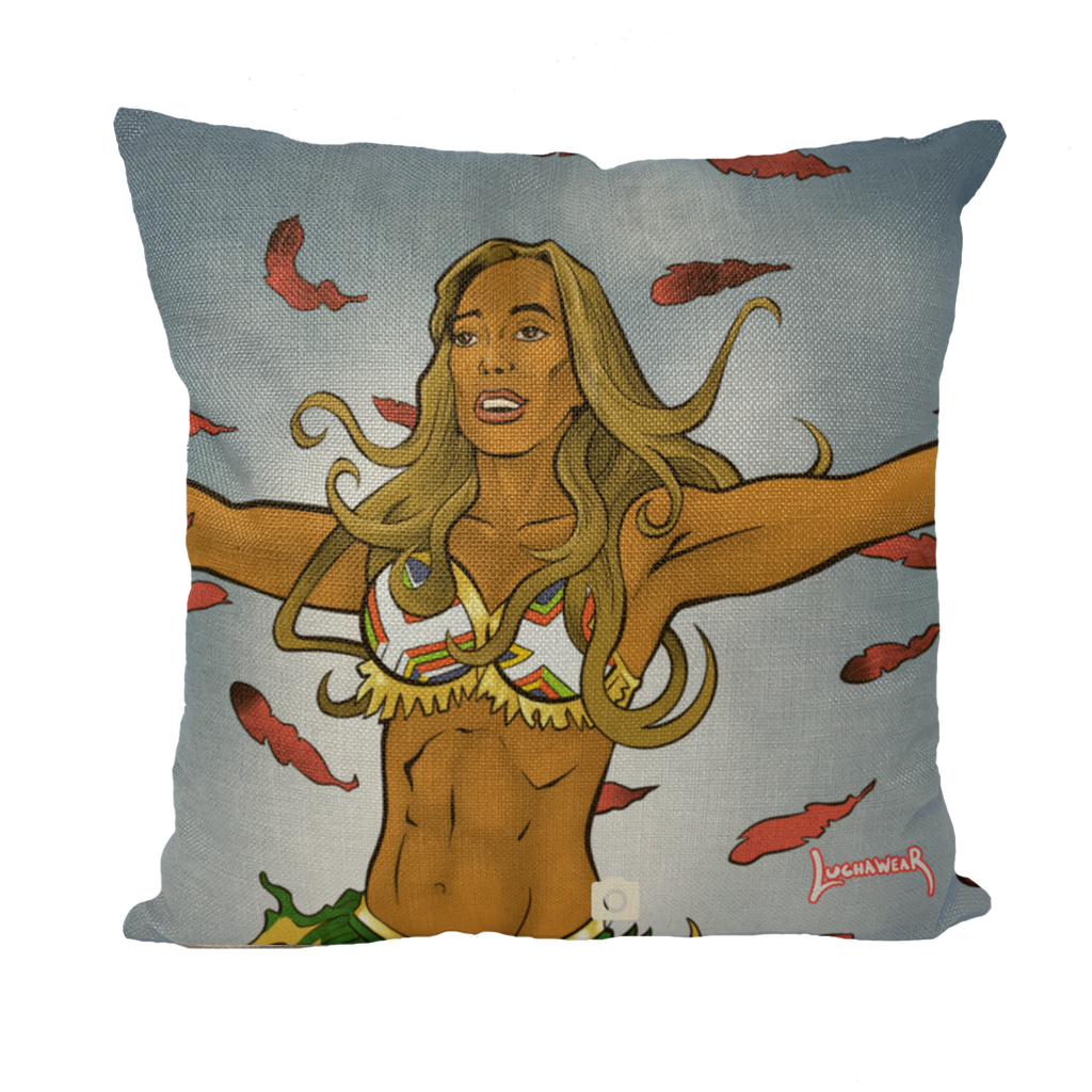 Karissa Rivera (USA) "Feathers" Throw Pillow with Insert