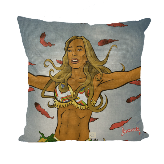 Karissa Rivera (USA) "Feathers" Throw Pillow with Insert