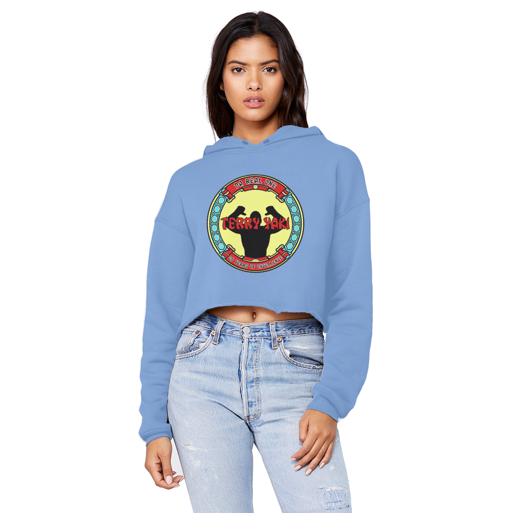 Terry Yaki (USA) "Da Real One" Unisex Crop Top Boyfriend Hoodie