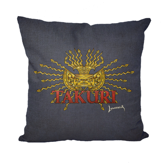 Takuri (USA) "Golden Sun" Throw Pillow
