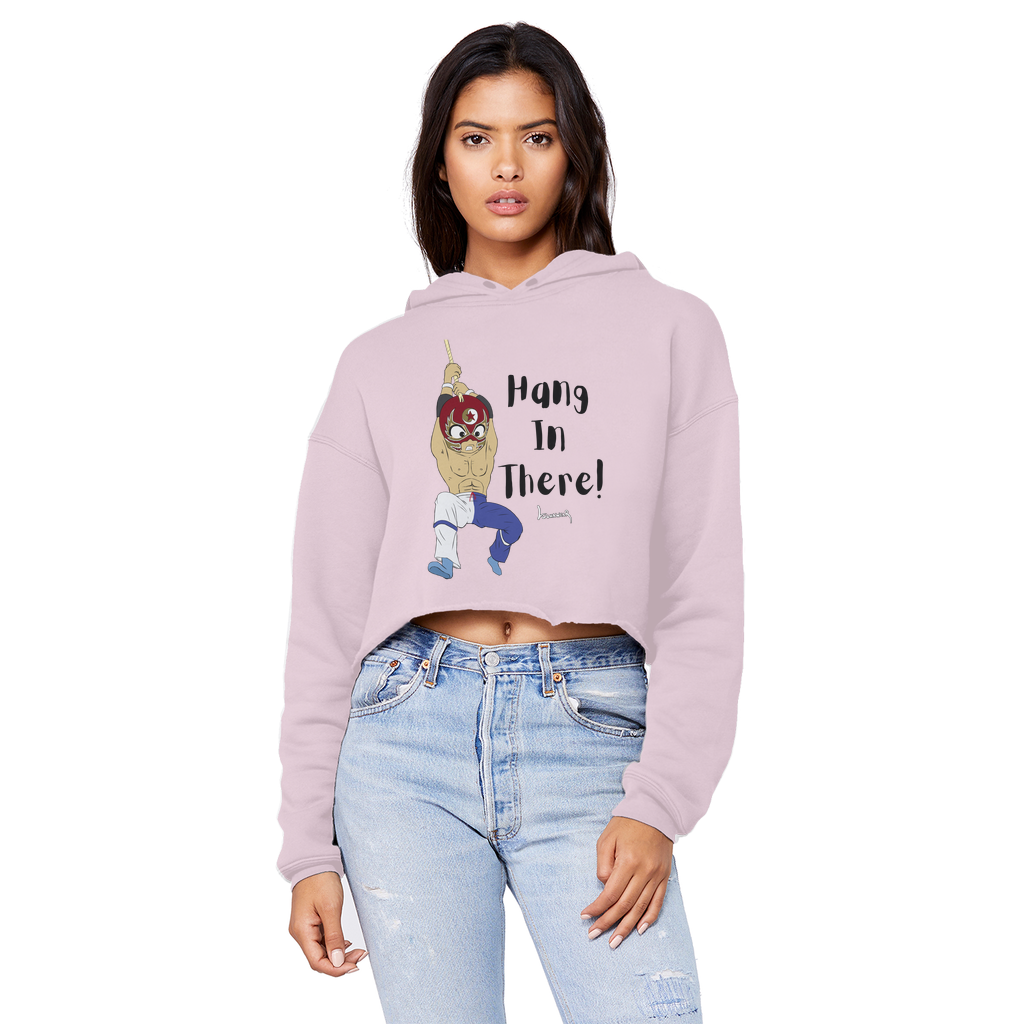 Shynron (USA) "Hang in There" Unisex Crop Top Boyfriend Hoodie