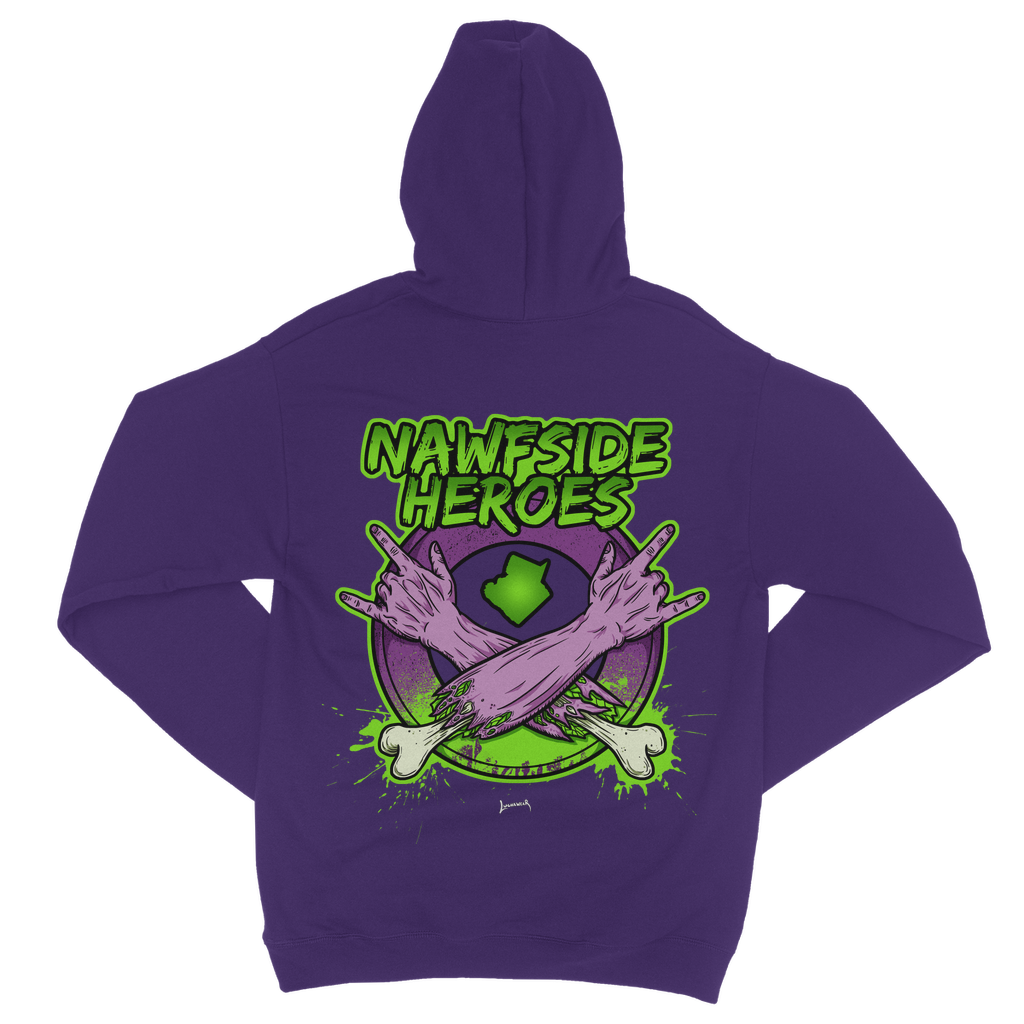 Nawfside Heroes (USA) "Coat of Arms" Zip Hoodie