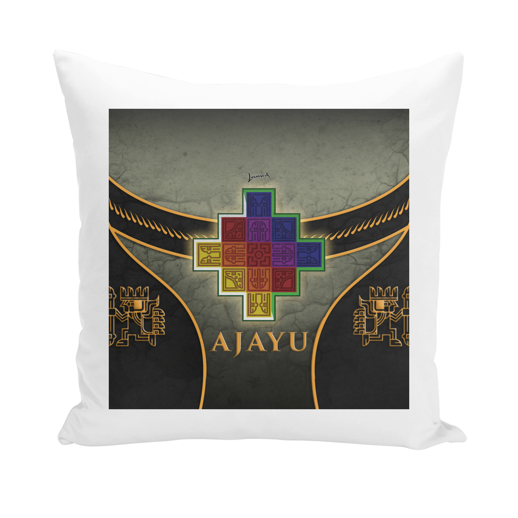 Ajayu (BOL) "Chacana" Throw Pillow