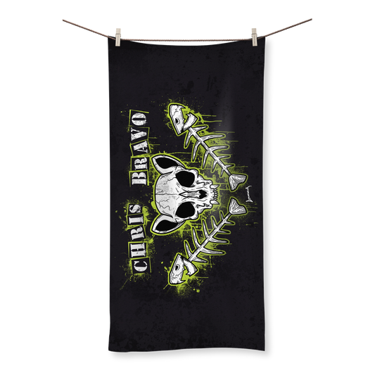 Chris Bravo (BOL) "Fish Bonez" Home and Beach Towel