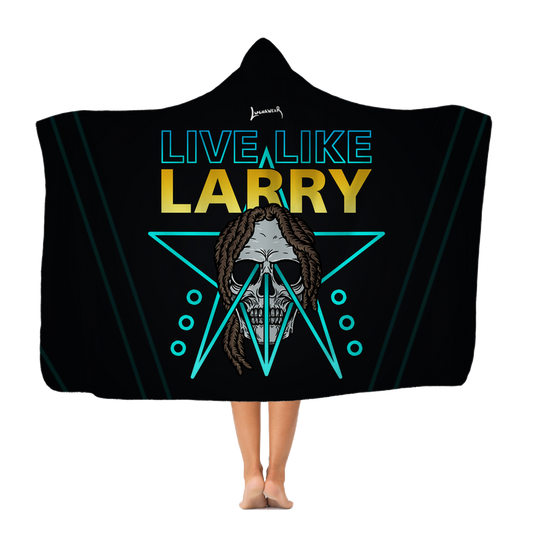 Larry Lazard (USA) "Live Like Larry" Hooded Blanket
