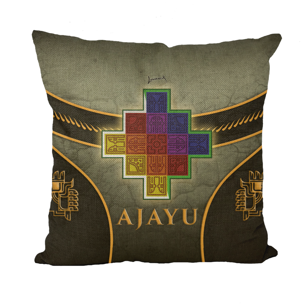 Ajayu (BOL) "Chacana" Throw Pillow