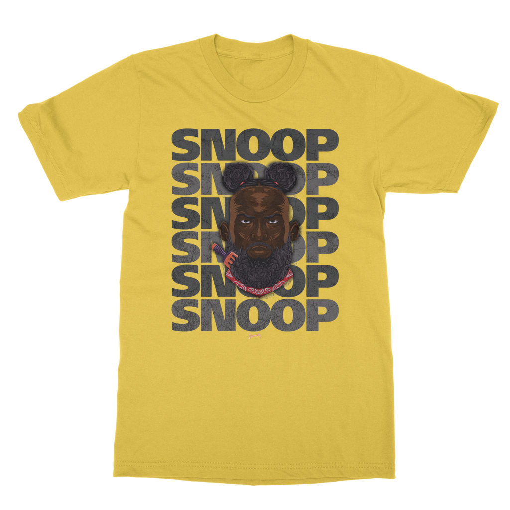 Snoop Strikes (USA) "SNOOP" Unisex Heavy Cotton Tee