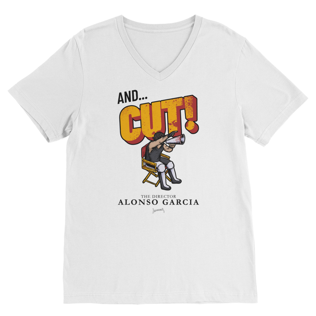 Alonso Garcia (USA) "The Director" V Neck Tee