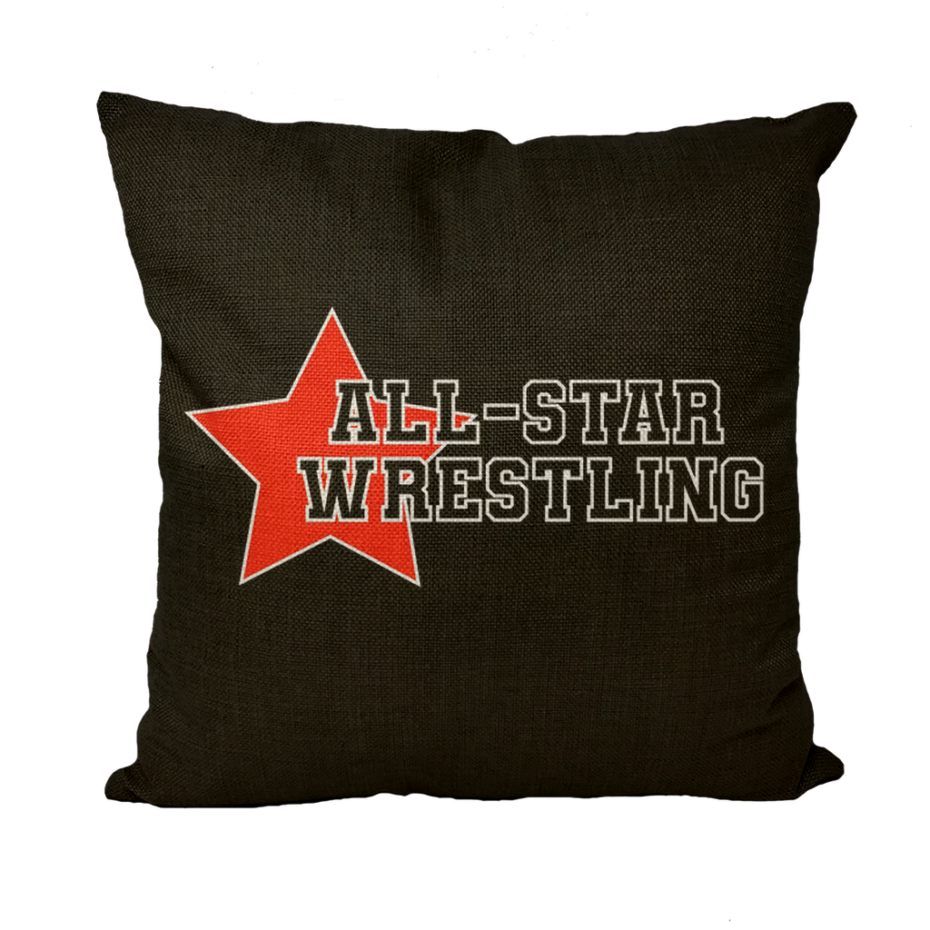 All Star (USA) "All Star Wrestling" Throw Pillow with Insert