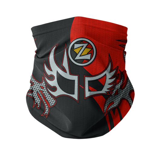 ZENSHI (USA/CHL) "Red and Black" Neck Gaiter