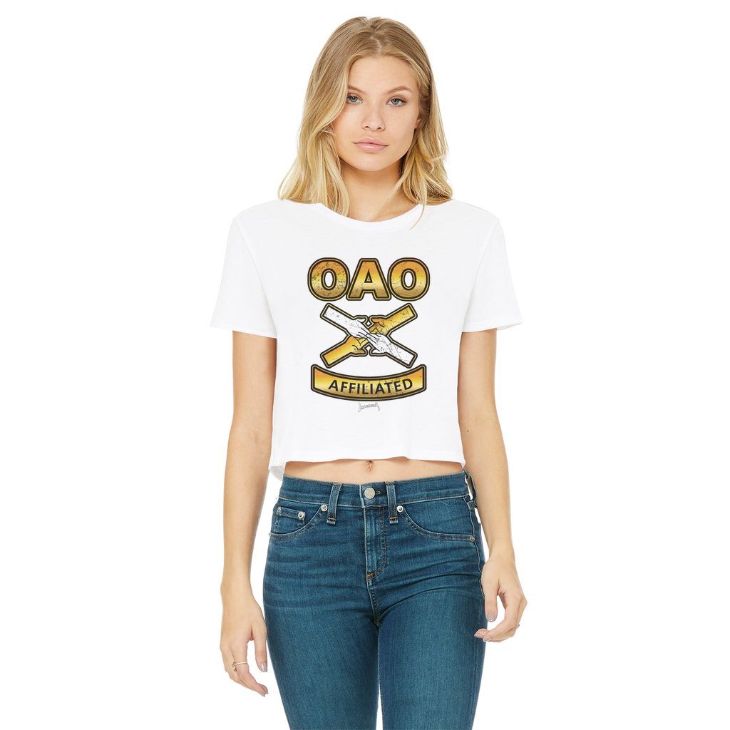 Over All Obstacles (USA) "Coat of Arms" Women's Wear Crop Top
