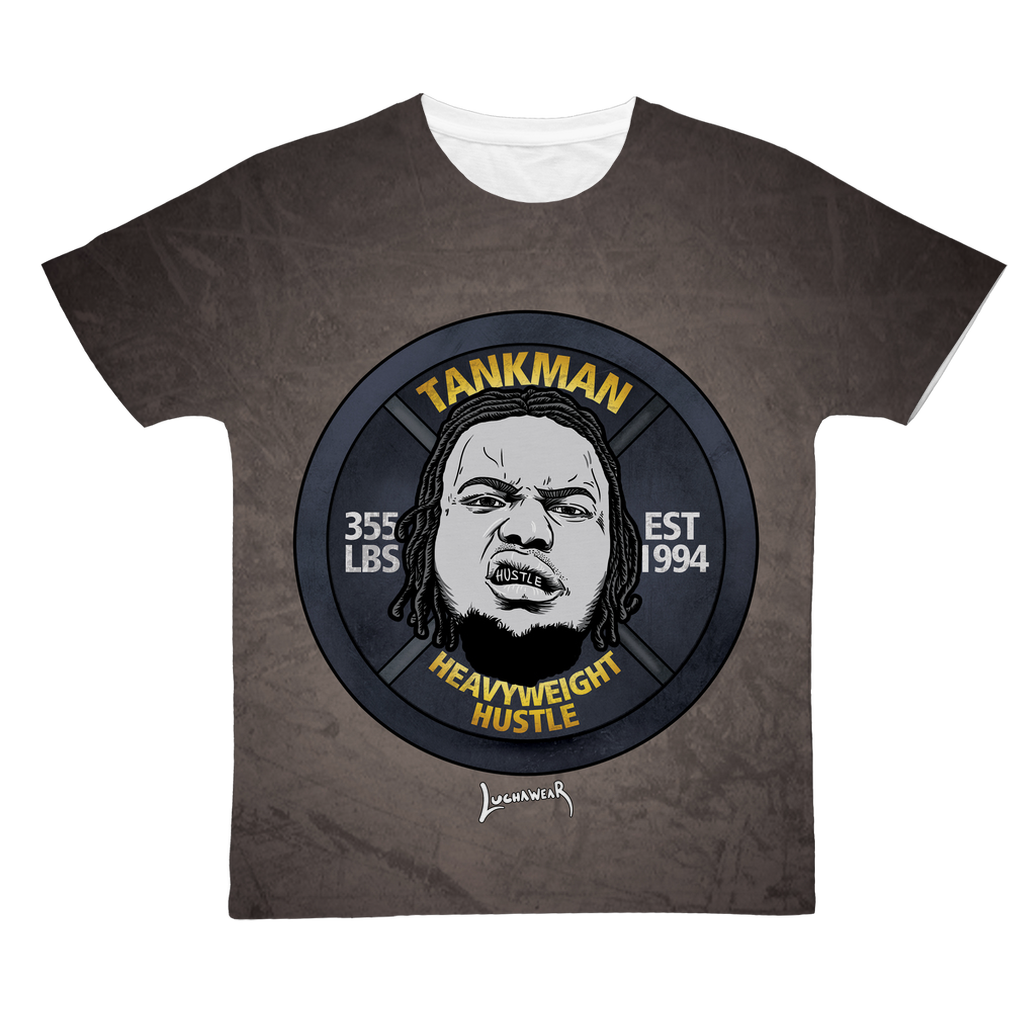 Calvin Tankman (USA) "Heavyweight Hustle" Unisex Designer Tee