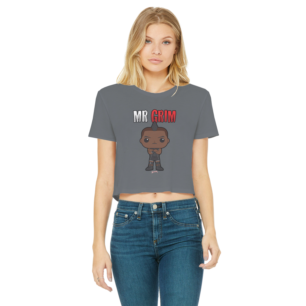 Mr Grim (USA) "Lil Mr Grim" Women's Wear Crop Top