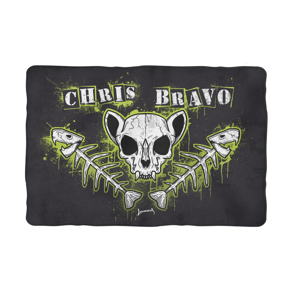 Chris Bravo (BOL) "Fish Bonez"  Pet Blanket