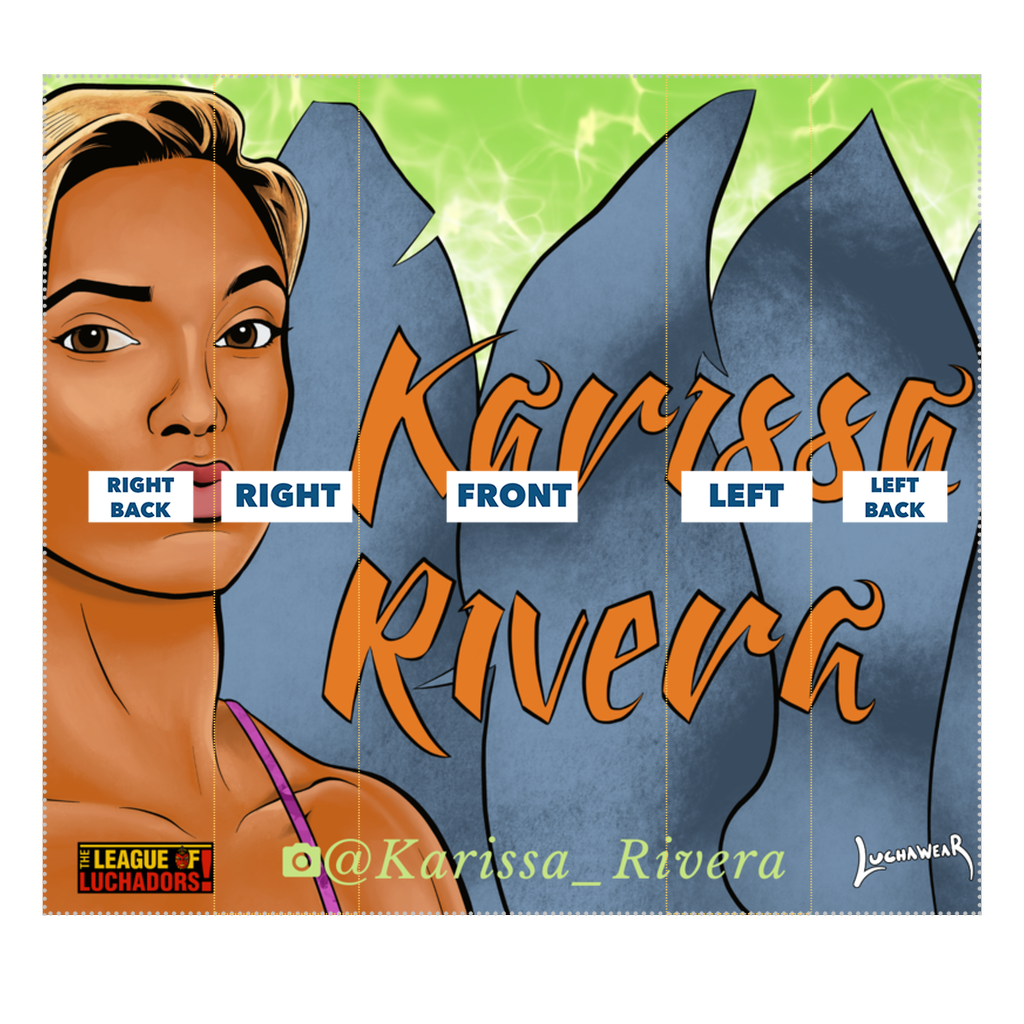 Karissa Rivera (USA) "Portrait" Neck Gaiter