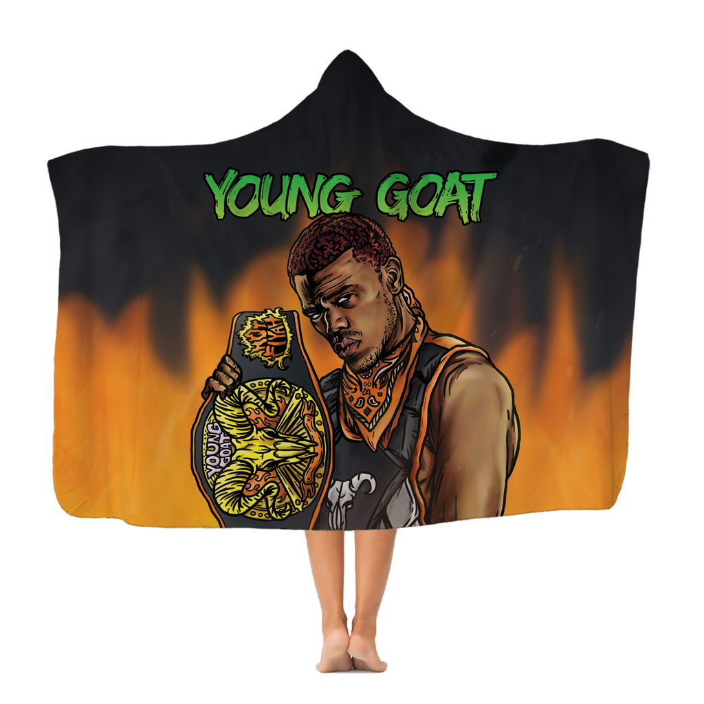 Myron Reed (USA) "Young Goat" Hooded Blanket