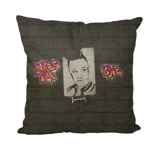 Vanity (USA) "Graffiti Portrait" Throw Pillow with Insert