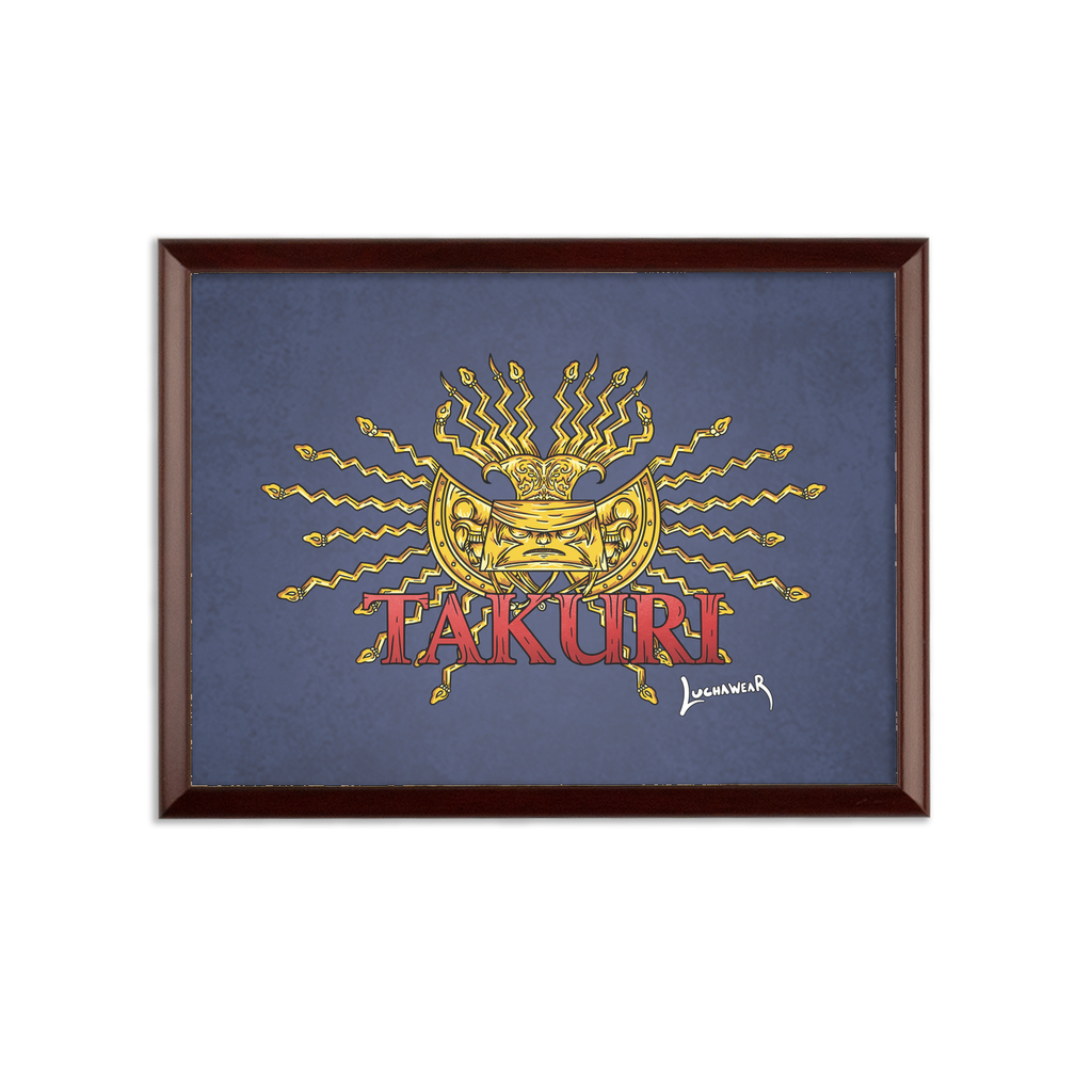 Takuri (ECU) "Golden Sun" Wall Art Plaque