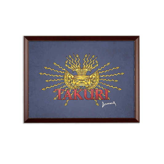 Takuri (ECU) "Golden Sun" Wall Art Plaque