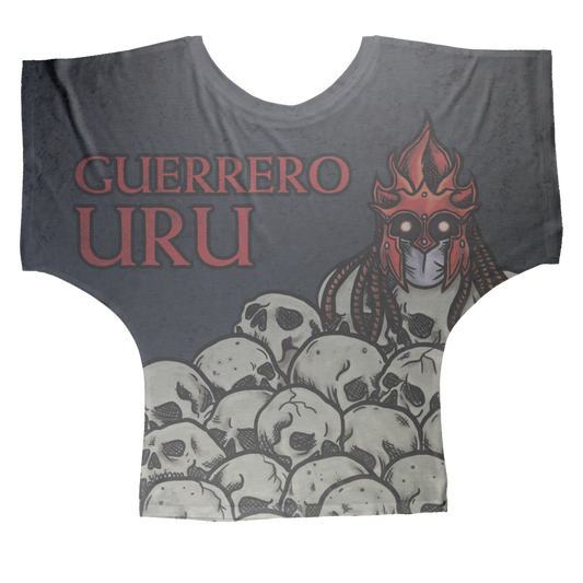 Guerrero Uru (BOL) "Skulls" Women's Wear Batwing Top