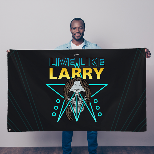Larry Lazard (USA) "Live Like Larry" Flag