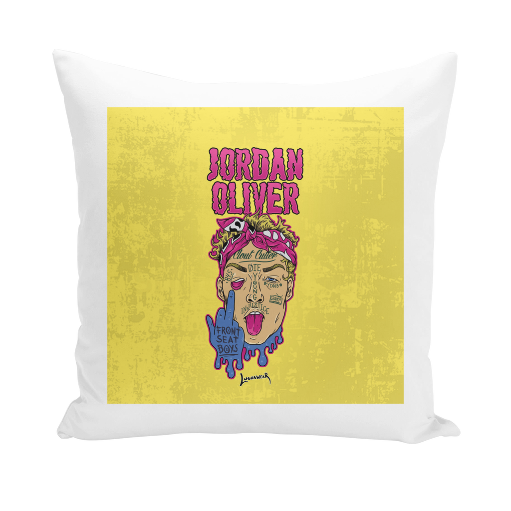 Jordan Oliver (USA) "Clout Man" Throw Pillow