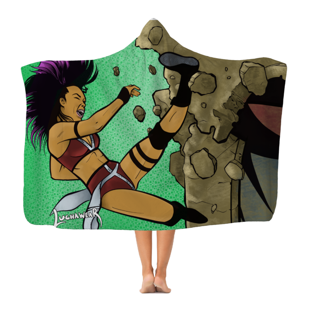 Zeda Zhang (USA) "Kick" Hooded Blanket
