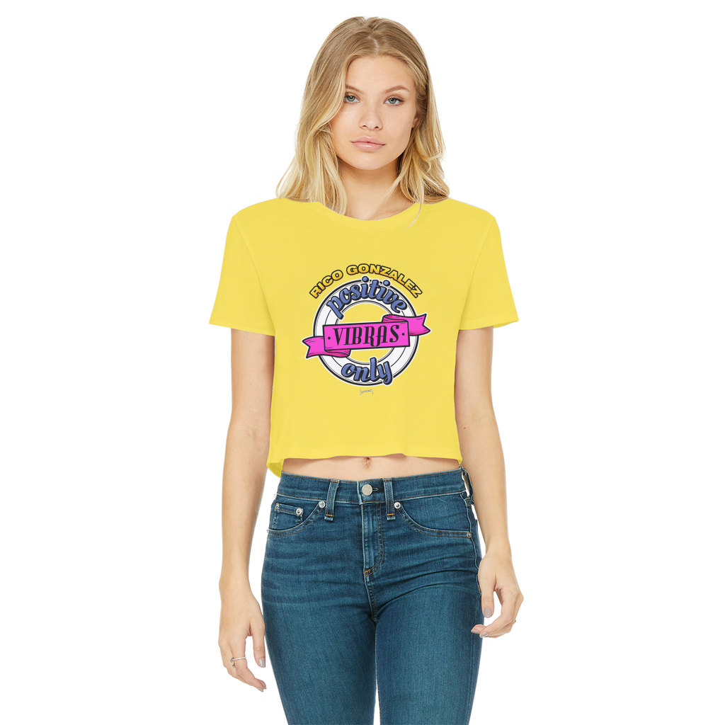 Rico Gonzalez (MEX) "Positive Vibras" Women's Wear Crop Top