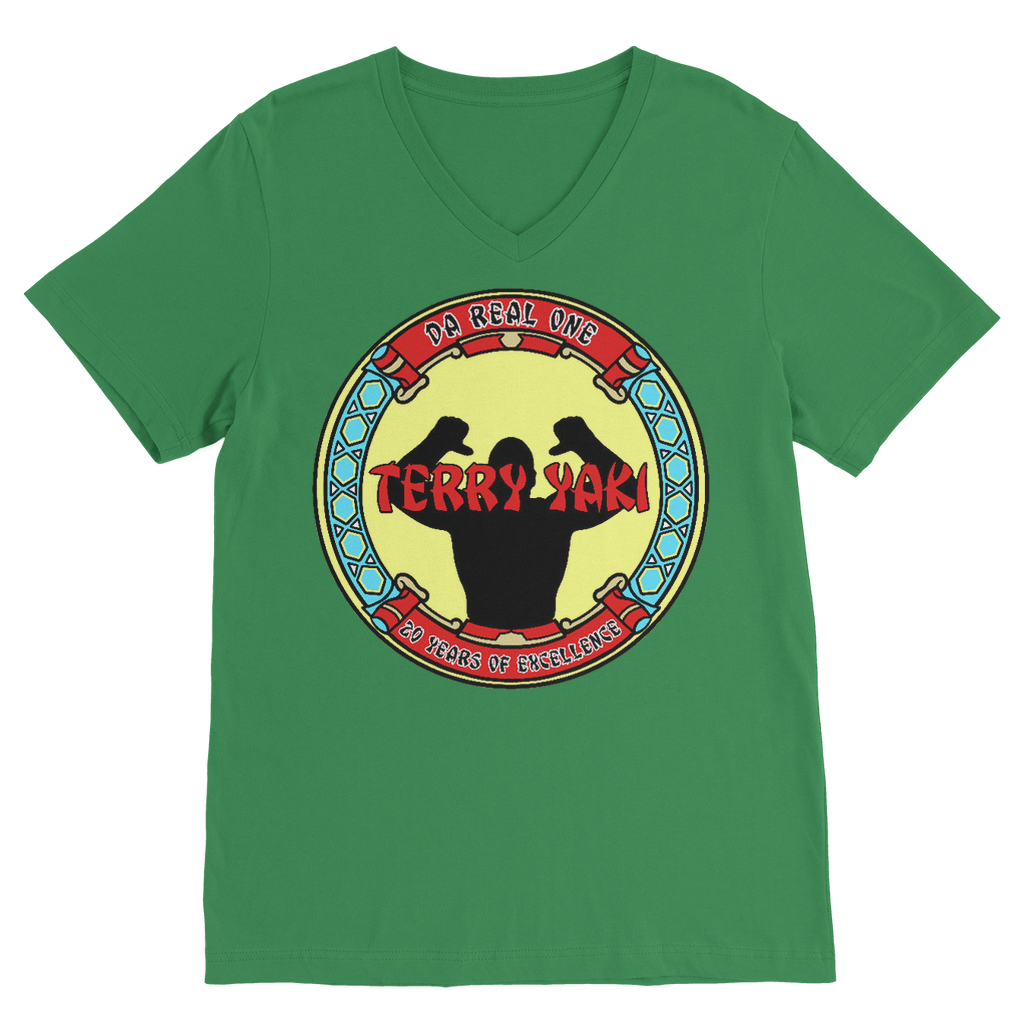 Terry Yaki (USA) "Da Real One" V Neck Tee