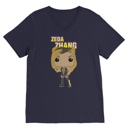 Zeda Zhang (USA) "Lil Zeda" V Neck Tee