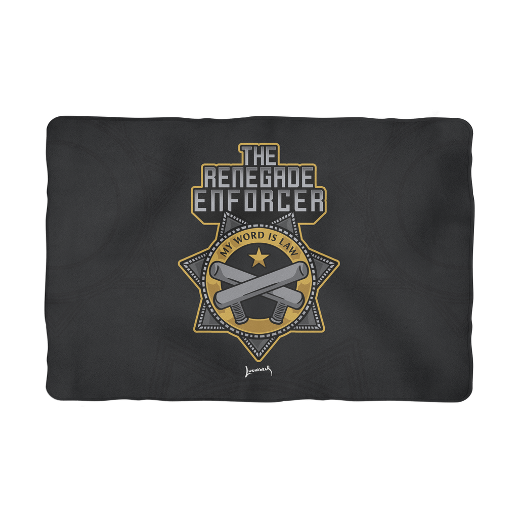 Renegade Enforcer (USA) "My Word is Law"  Pet Blanket