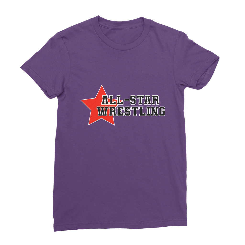 All Star (USA) "All Star Wrestling" Women's Wear T-Shirt