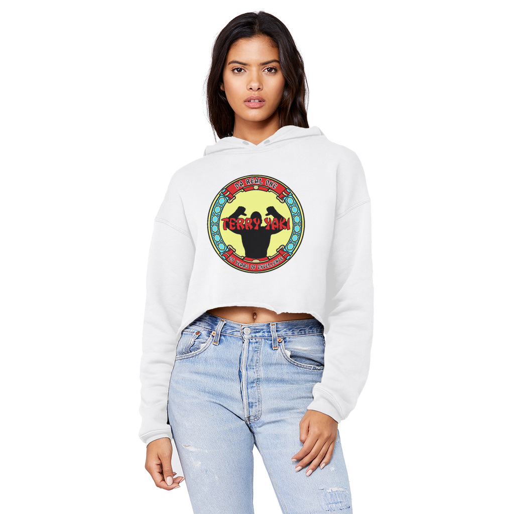 Terry Yaki (USA) "Da Real One" Unisex Crop Top Boyfriend Hoodie
