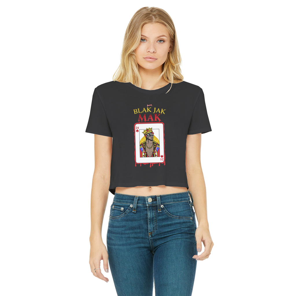 Blak Jak Mak (USA) "King" Women's Wear Crop Top