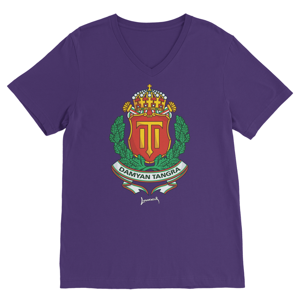 Damyan Tangra (BGR) "Coat of Arms" V Neck Tee