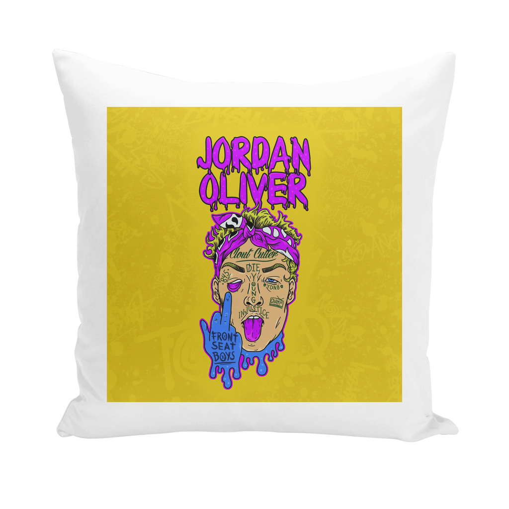 Jordan Oliver (USA) "Clout Man" Throw Pillow