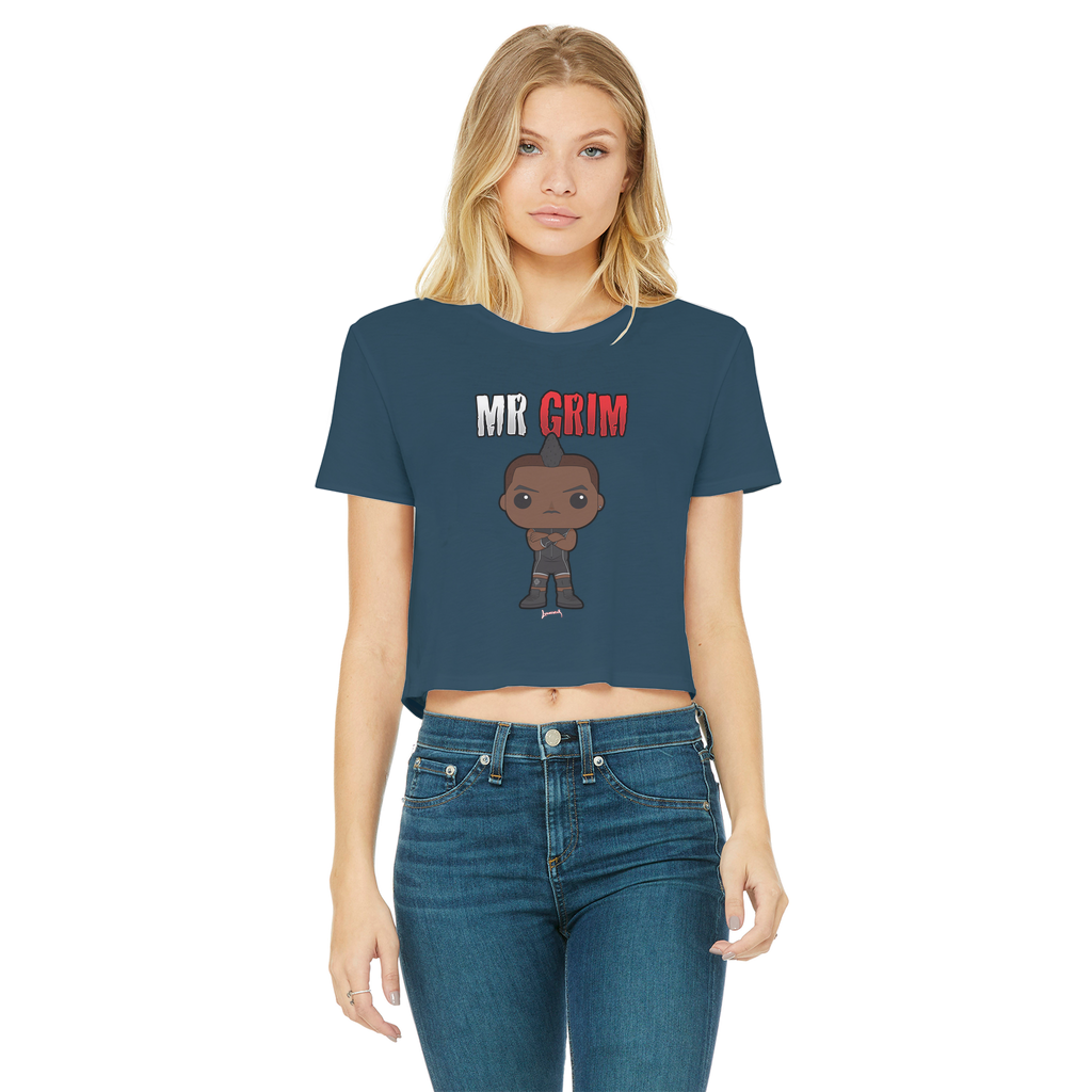 Mr Grim (USA) "Lil Mr Grim" Women's Wear Crop Top