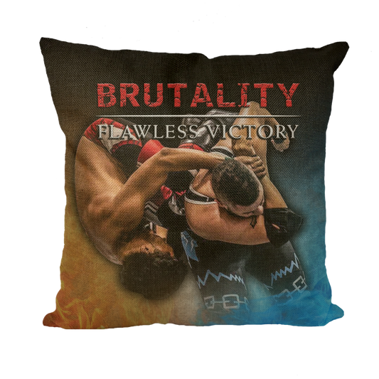 Leroy Green (USA) "Brutality" Throw Pillow